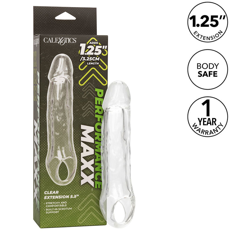 CALEXOTICS – PERFORMANCE MAXX CLEAR EXTENSION 5,5 TRANSPARENT