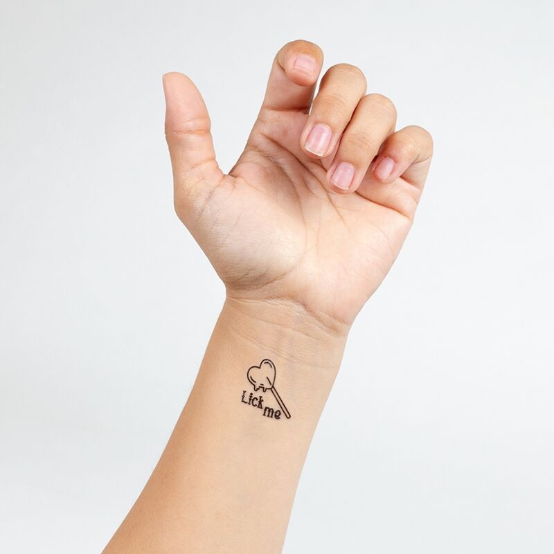 SECRET PLAY – SET OF 10 CANDY COLLECTION TEMPORARY TATTOOS