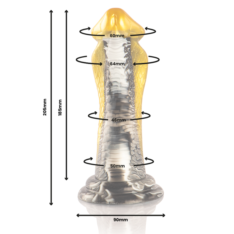 EPIC – DRAKON DILDO YELLOW COBRA