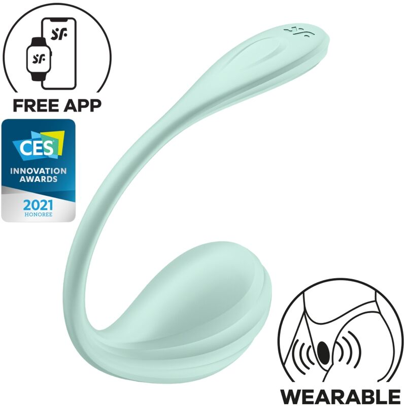 SATISFYER – SMOOTH PETAL G-POINT STIMULATOR WATER GREEN FREE APP