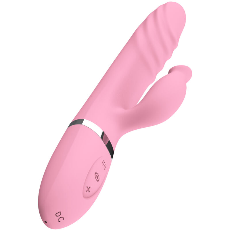 ARMONY – VIBRATOR  THRUSTING WITH PINK HEAT EFFECT TONGUE