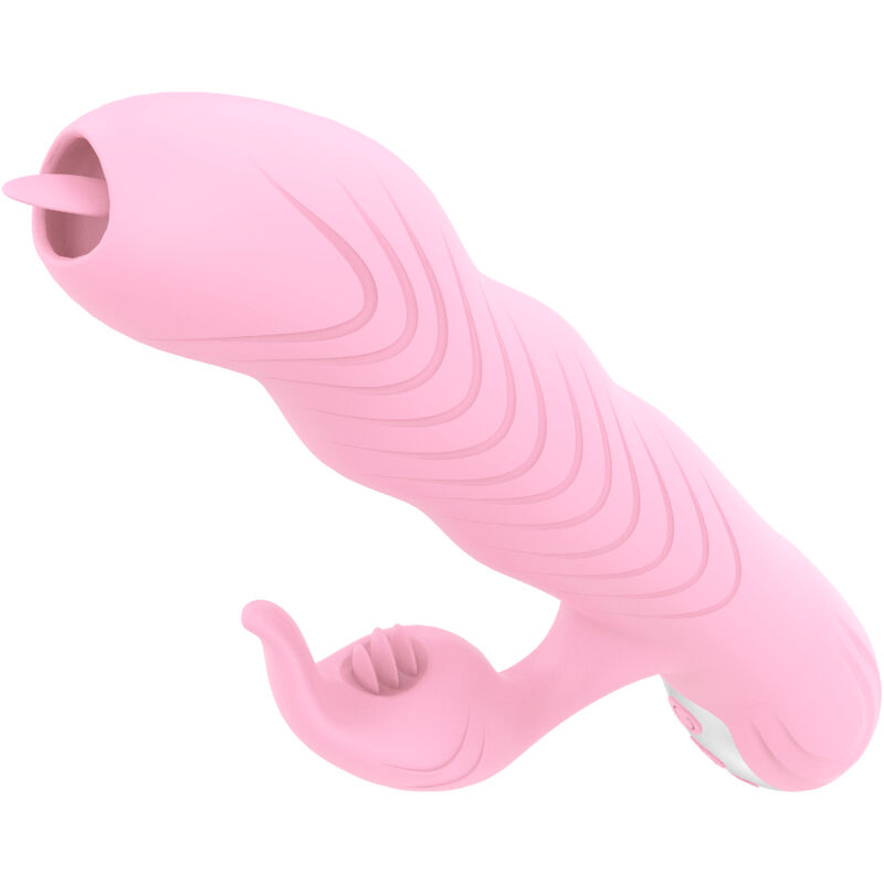 ARMONY – MARCIA VIBRATOR  THRUSTING DOUBLE TONGUE HEAT EFFECT PINK