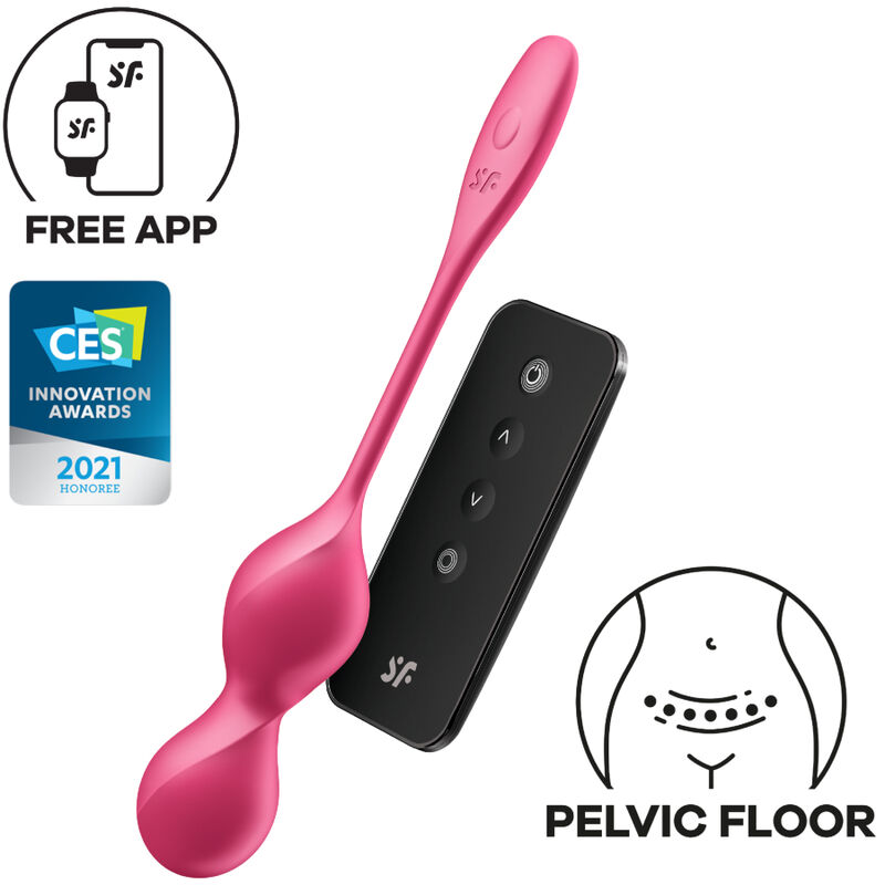 SATISFYER – LOVE BIRDS 2 VIBRATING KEGEL BALLS + FREE APP