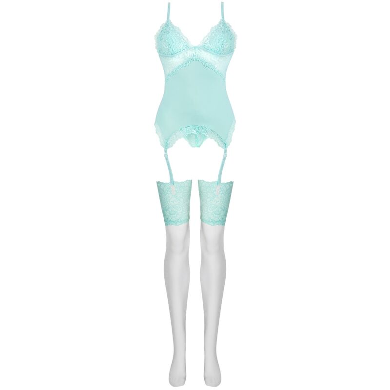LIVCO CORSETTI FASHION - PERSINNE MIT EMPORIO SET CORSET + PANTY + MEDIAS - Image 3
