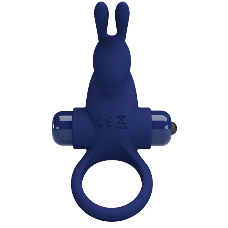 PRETTY LOVE – JIRO RABBIT RING WITH VIBRATION BLUE
