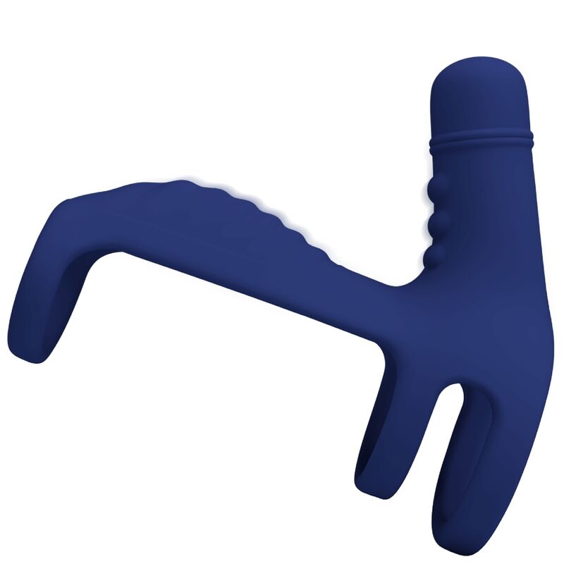 PRETTY LOVE – ELISH VIBRATING RING WITH EXTENSION BLUE