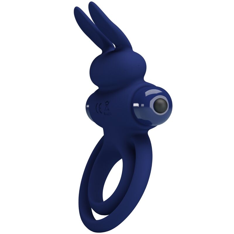 PRETTY LOVE – DAREY DOUBLE VIBRATING RING RABBIT BLUE
