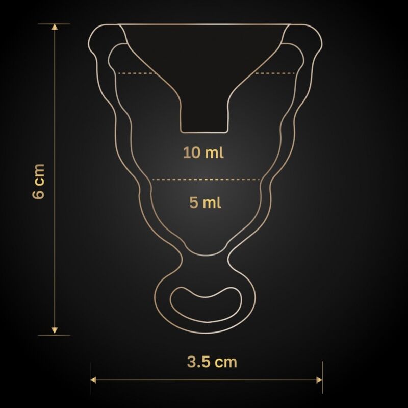 G-VIBE - GCUP BLACK MENSTRUAL CUP - Image 4