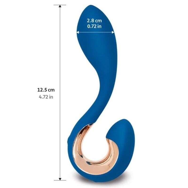 G-VIBE - GPOP 2 G AND P POINT VIBRATOR INDIGO BLUE - Image 3