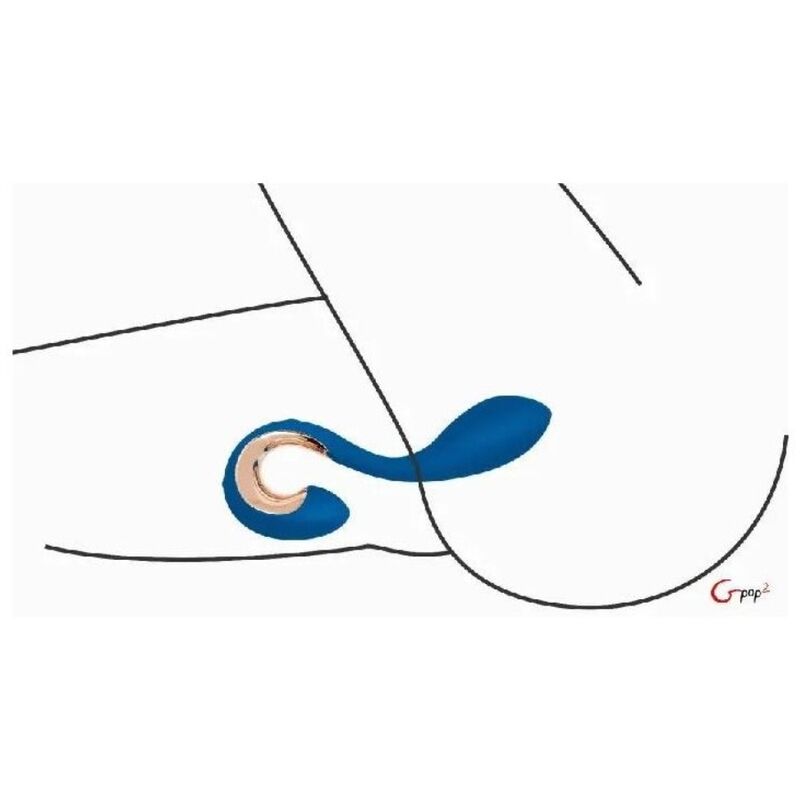 G-VIBE - GPOP 2 G AND P POINT VIBRATOR INDIGO BLUE - Image 5
