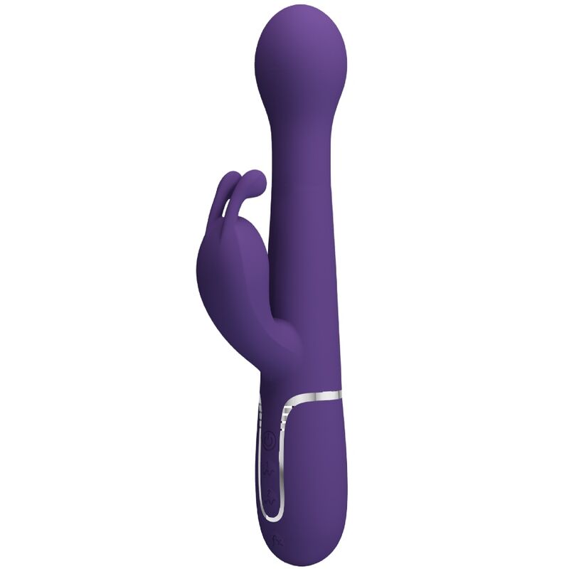 PRETTY LOVE – DEJON RABBIT VIBRATOR 3 IN 1 MULTIFUNCTION PURPLE