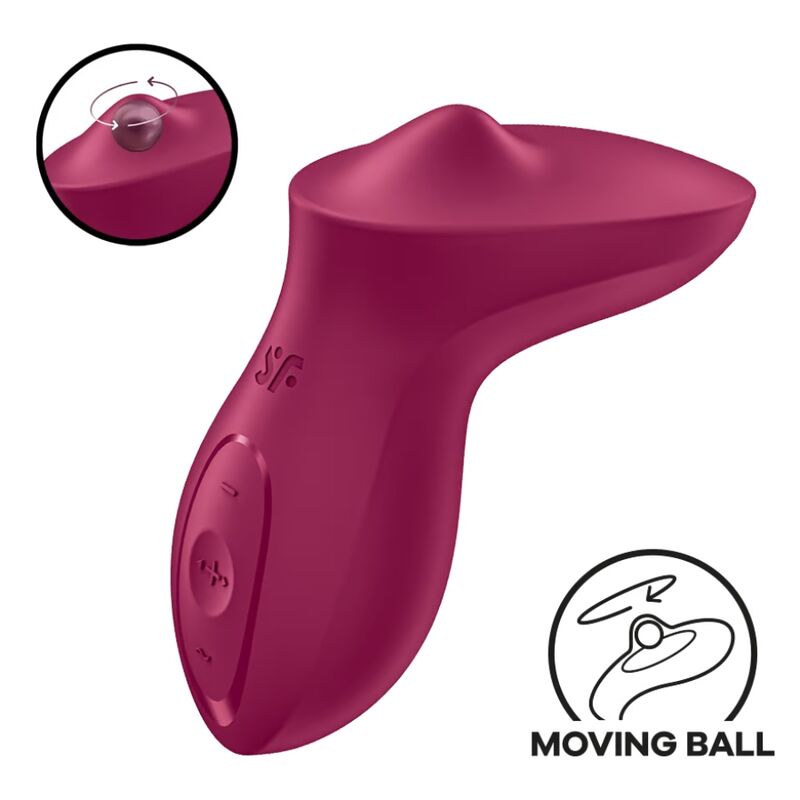 SATISFYER – EXCITERRR LAY-ON CLITORIS BERRY VIBRATOR