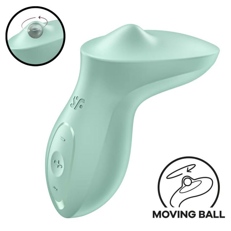 SATISFYER – EXCITERRR LAY-ON CLITORIS MINT VIBRATOR