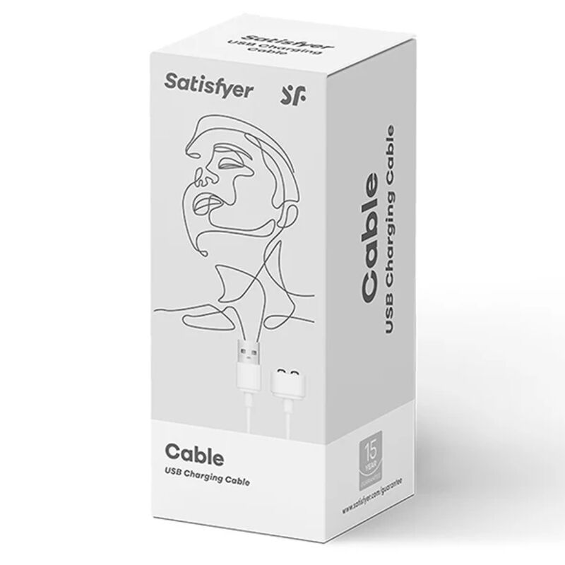 SATISFYER – CHARGUER CABLE WHITE