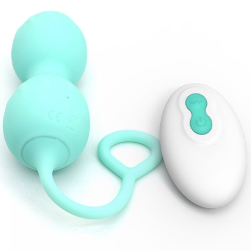 ARMONY – BLOSSOMS VAGINAL DUMBBELL VIBRATION REMOTE CONTROL 10 VIBRATIONS GREEN