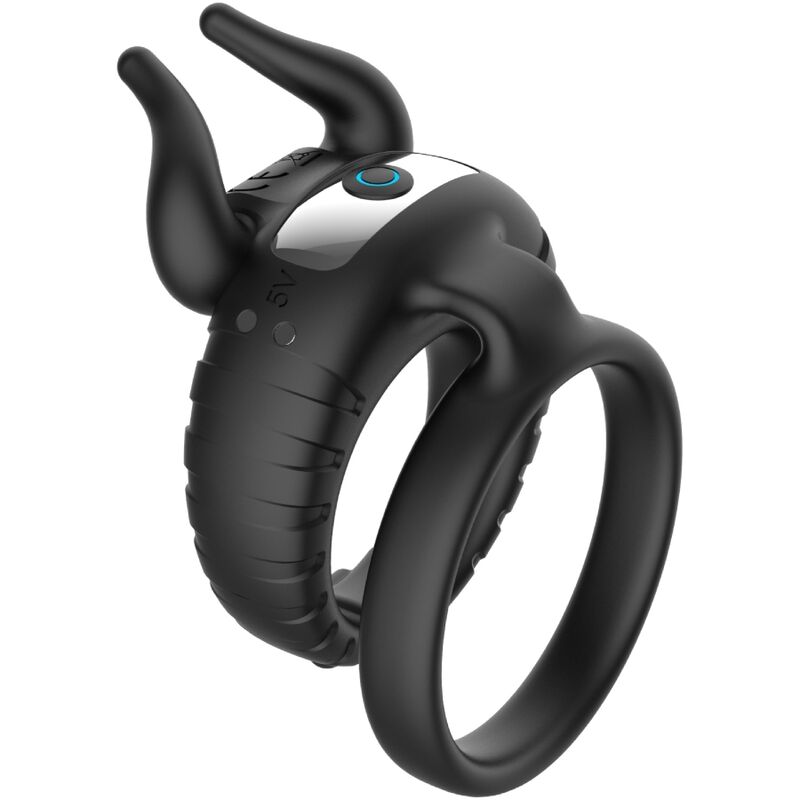ARMONY – BULLS PASION RING VIBRATOR 10 SPEEDS BLACK