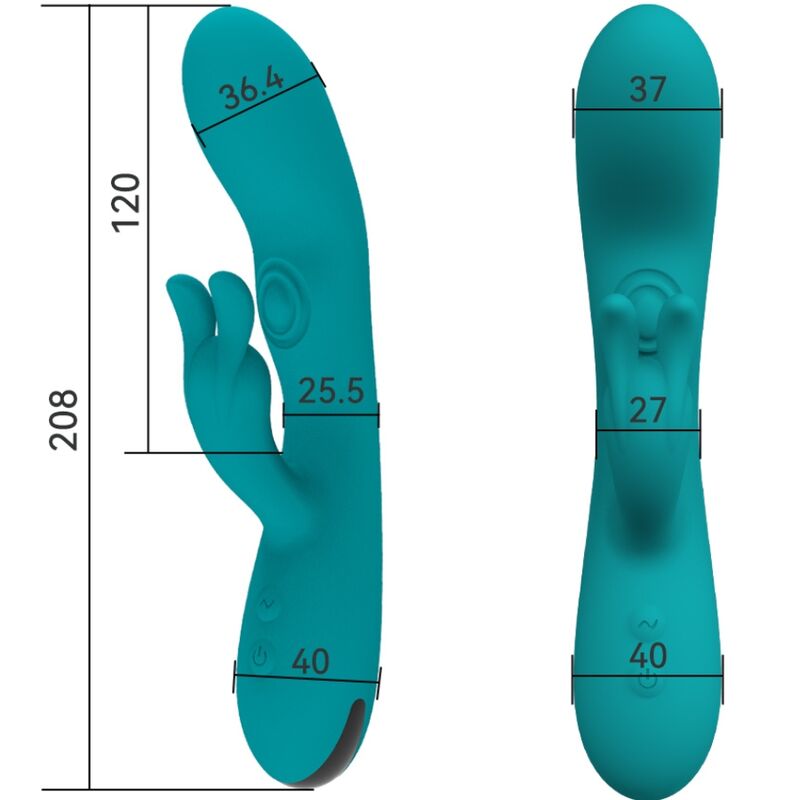 ARMONY – DANCING BUNNY VIBRATOR RABBIT 10 SPEEDS GREEN