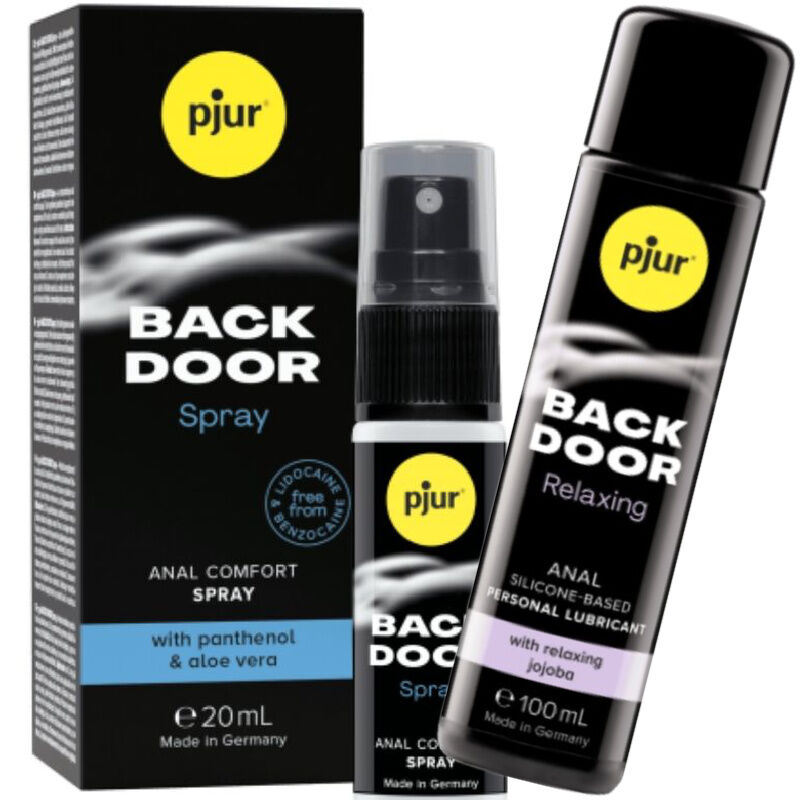 PJUR – BACK DOOR SET OF ANAL LUBRICANT AND SPRAY