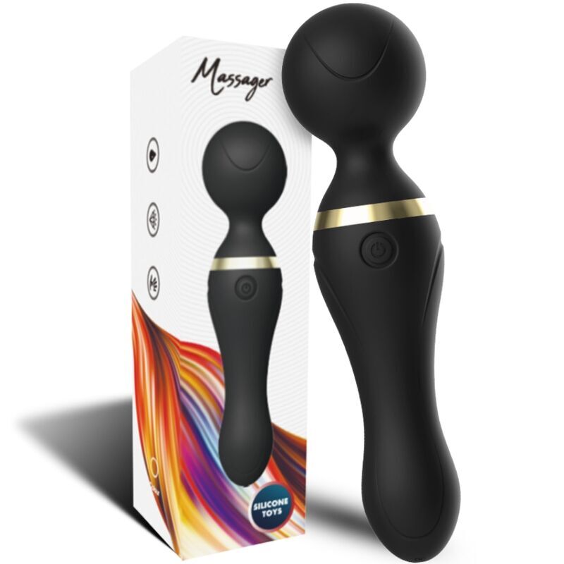 ARMONY – FREEZA MASSAGER  VIBRATOR SUPER FLEXIBLE HEAD BLACK