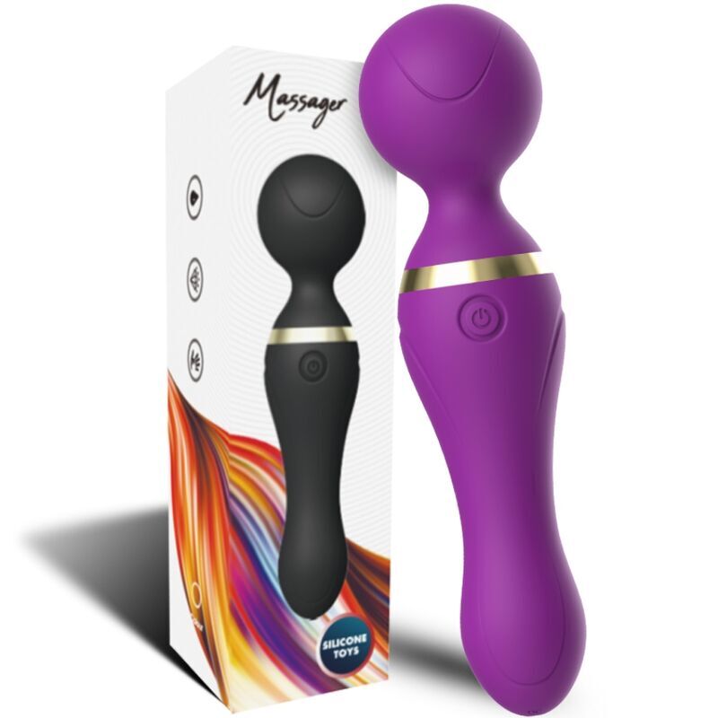 ARMONY – FREEZA MASSAGER  VIBRATOR SUPER FLEXIBLE HEAD PURPLE