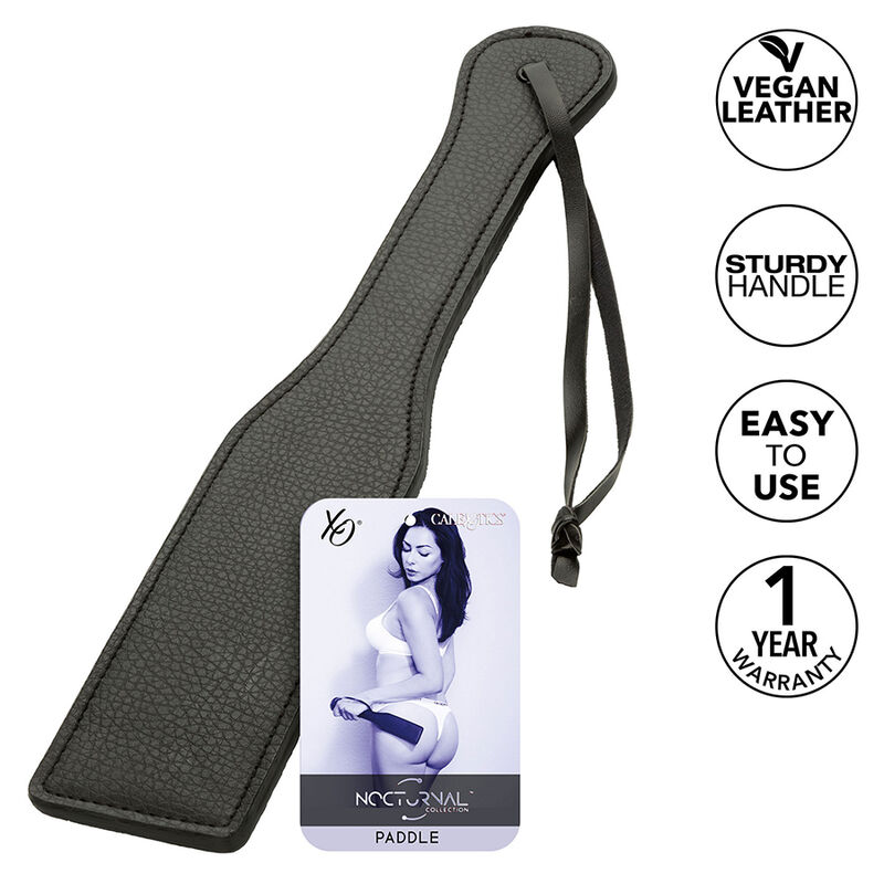 CALEXOTICS – NOCTURNAL PADDLE LEATHER BLACK