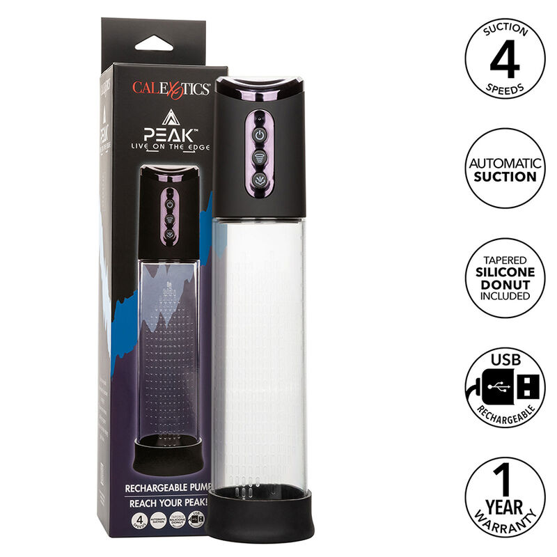 CALEXOTICS – PEAK STIMULATING WAVE PUMP 4 SPEED BLACK