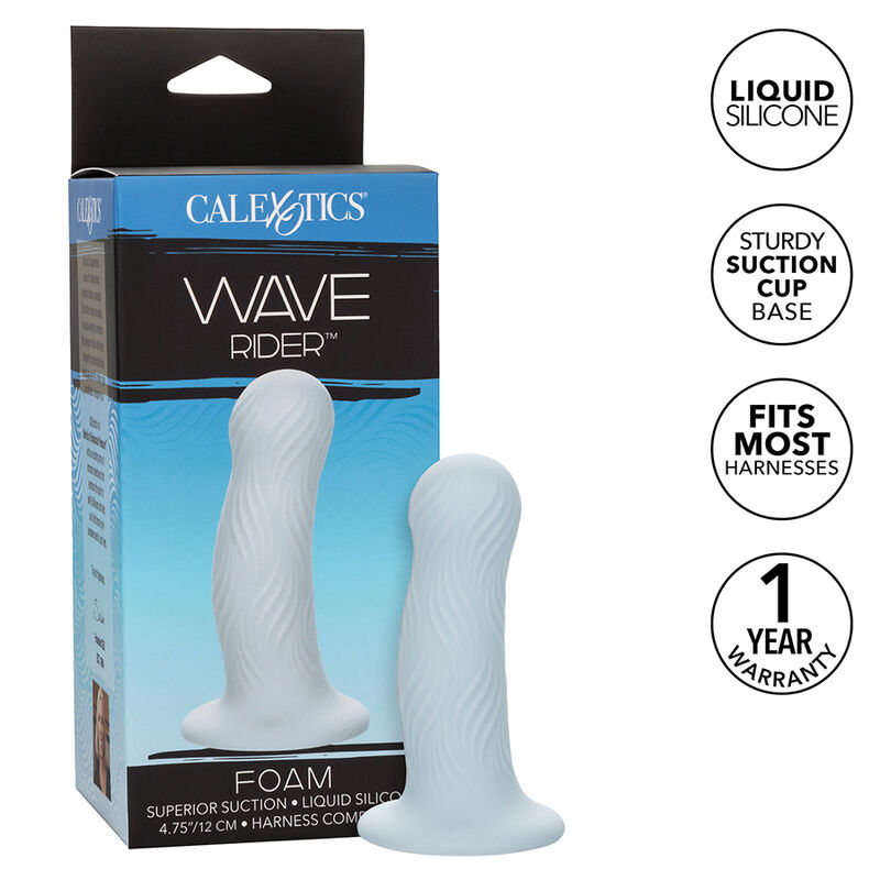 CALEXOTICS – WAVE RIDER FOAM ANAL PLUG BLUE