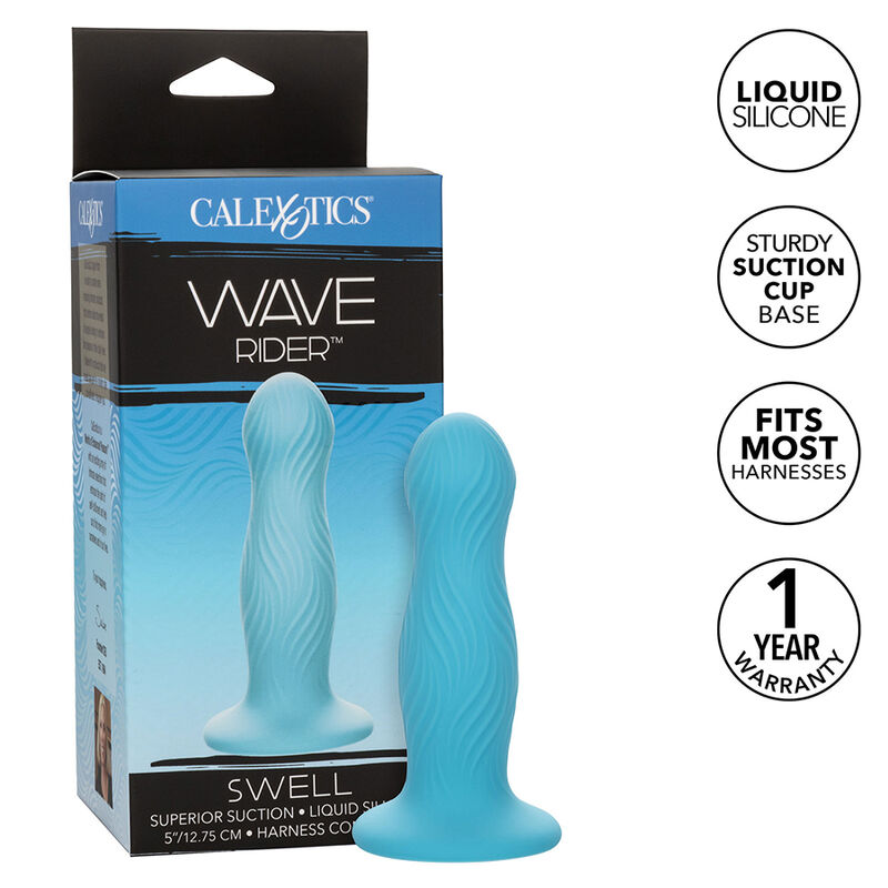 CALEXOTICS – WAVE RIDER SWELL ANAL PLUG BLUE