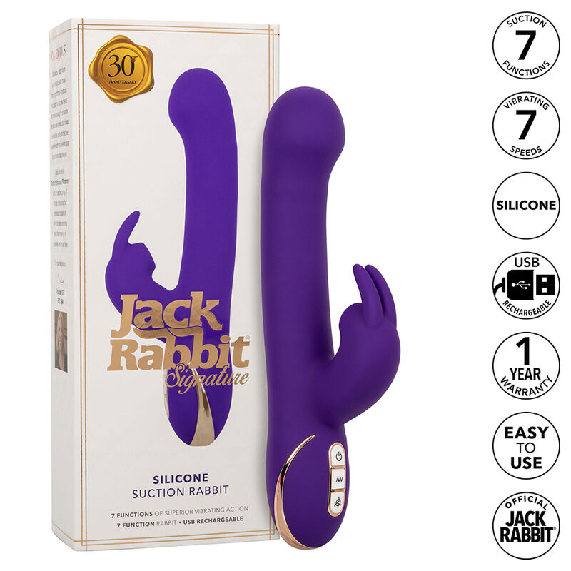 CALEXOTICS – JACK RABBIT VIBRATOR AND STIMULATOR 7 VIBRATION LEVELS AND STIMULATING WAVES BLUE