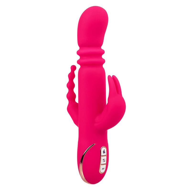 CALEXOTICS – JACK FANTASY TRIPLE HEATED VIBRATOR RABBIT PINK