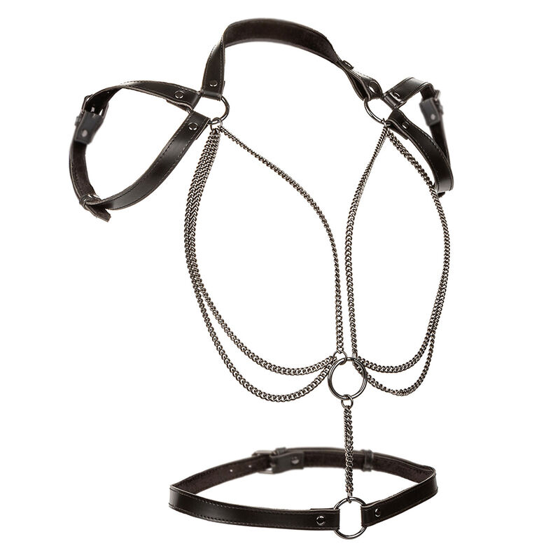 CALEXOTICS – EUPHORIA MULTICHAIN HALTER HARNESS PREMIUM PLUS SIZE