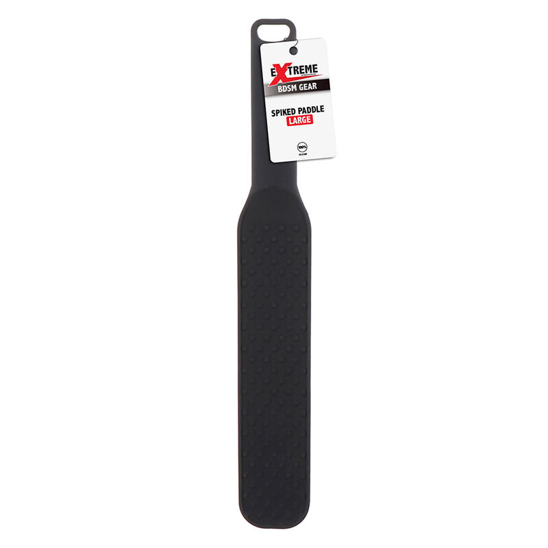 HIDDEN DESIRE – EXTREME SPIKED PADDLE LARGE BLACK