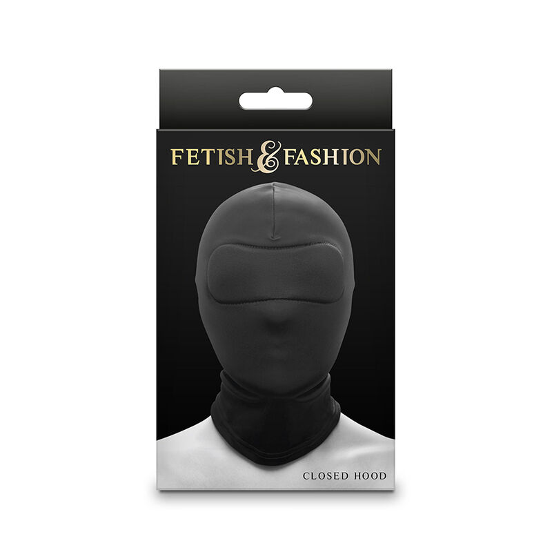 NS NOVELTIES – FETISH  FASHION CLOSED HOOD NYLON BLACK