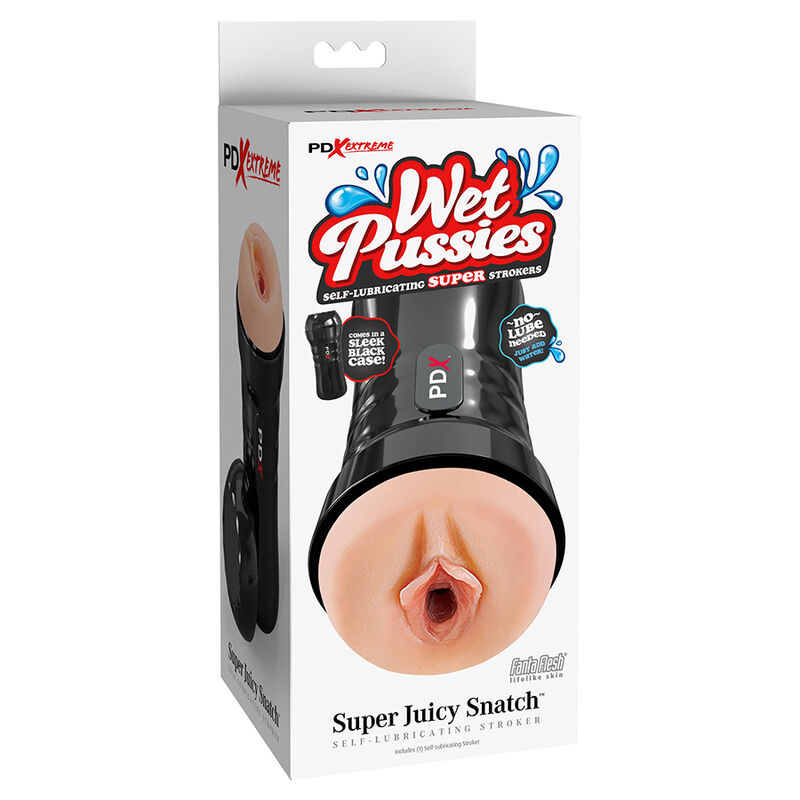 PDX EXTREME – WET PUSSIES SELF-LUBRICATING VAGINA MASTURBATOR FLESH