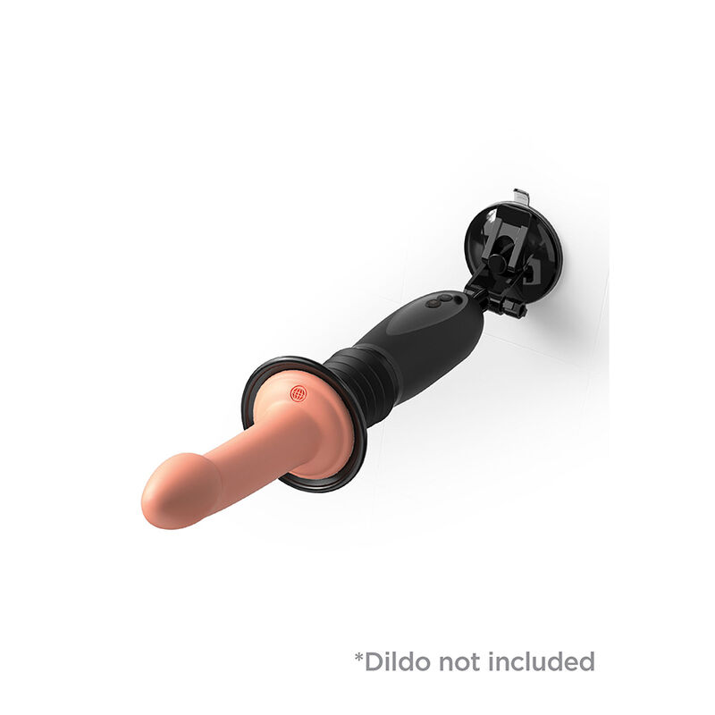 FETISH FANTASY SERIES – BODY DOCK THRUSTER DILDO CLAMP WITH 7 PUSH MODES BLACK