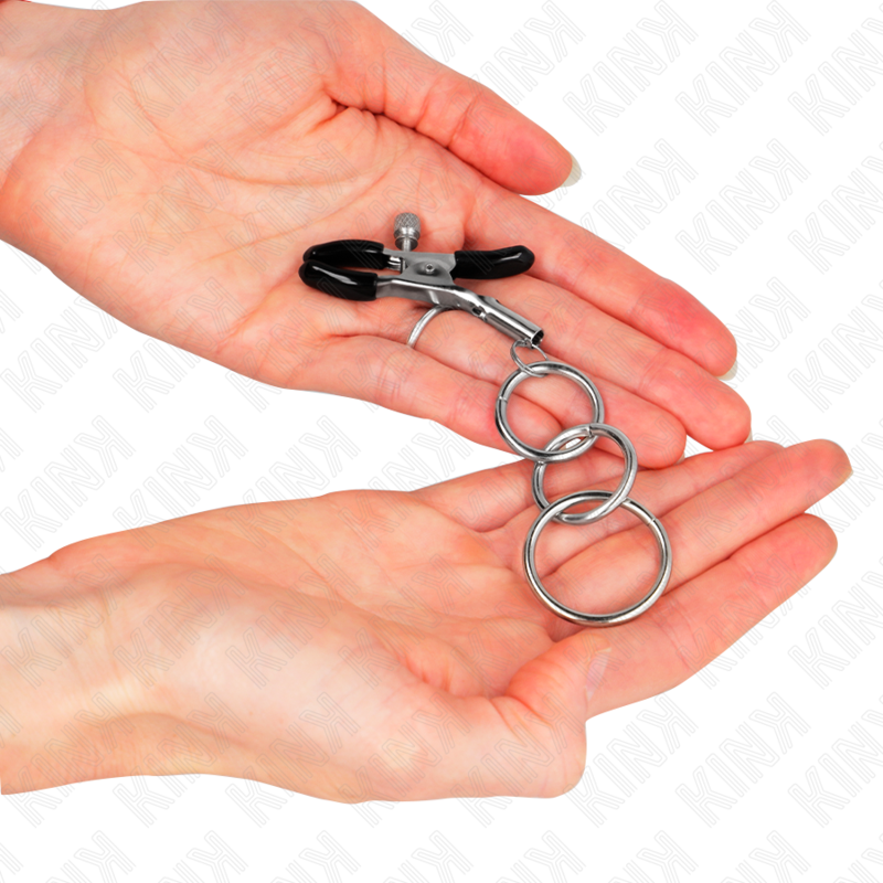 KINK - 3 O-RING NIPPLE CLAMP 6 CM - Image 3