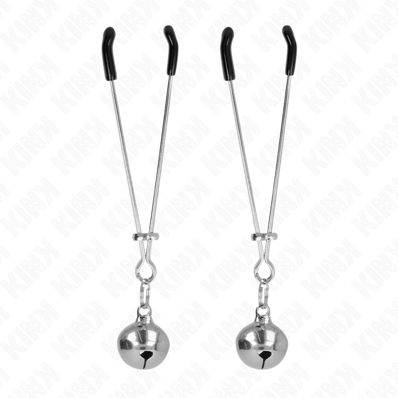 KINK – THIN BELL NIPPLE CLAMPS SILVER 7 CM
