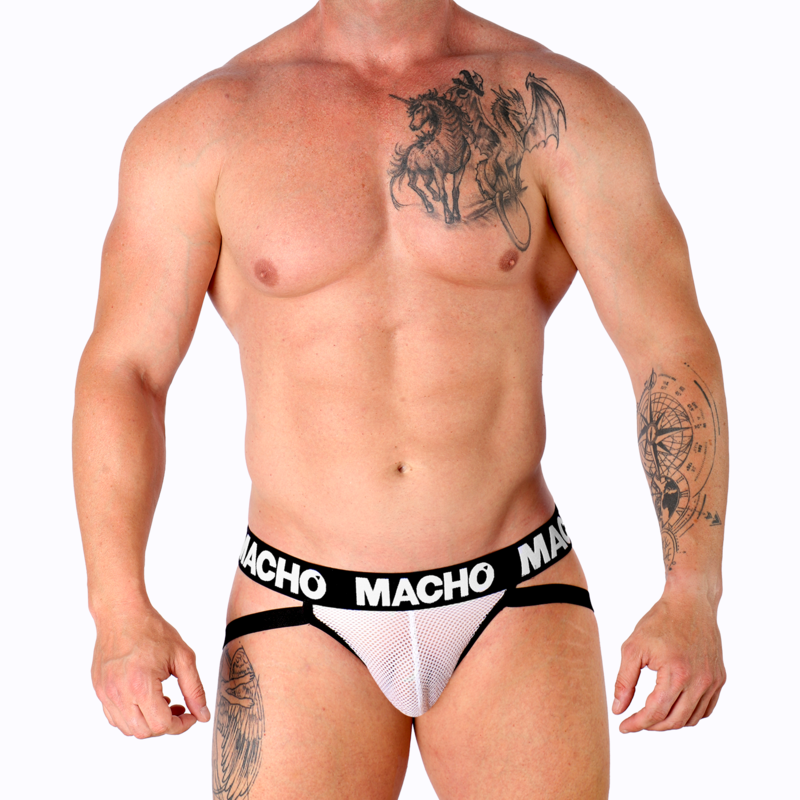 MACHO - MX26X1 JOCK REJILLA BLANCO S - Image 5