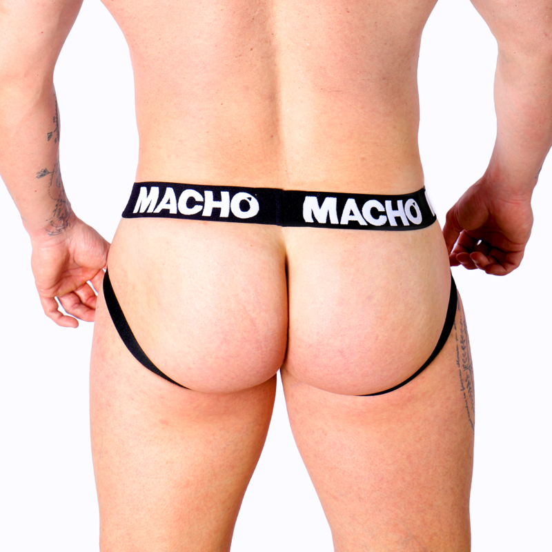 MACHO - MX27GR JOCK CUERO GRIS BEIGE XL - Image 4