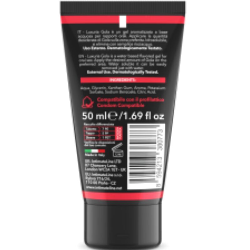 INTIMATELINE LUXURIA – ORAL SEX GEL STRAWBERRY FLAVOR 50 ML