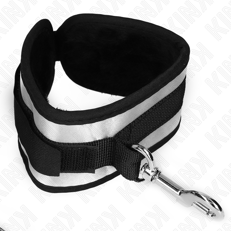 KINK – NEOPRENE WRIST CUFFS GREY 23 X 5 CM
