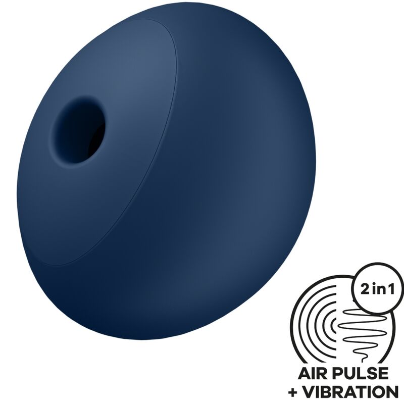 SATISFYER – AIR POWER 4 STIMULATOR  VIBRATOR 12 VIBRATIONS BLUE