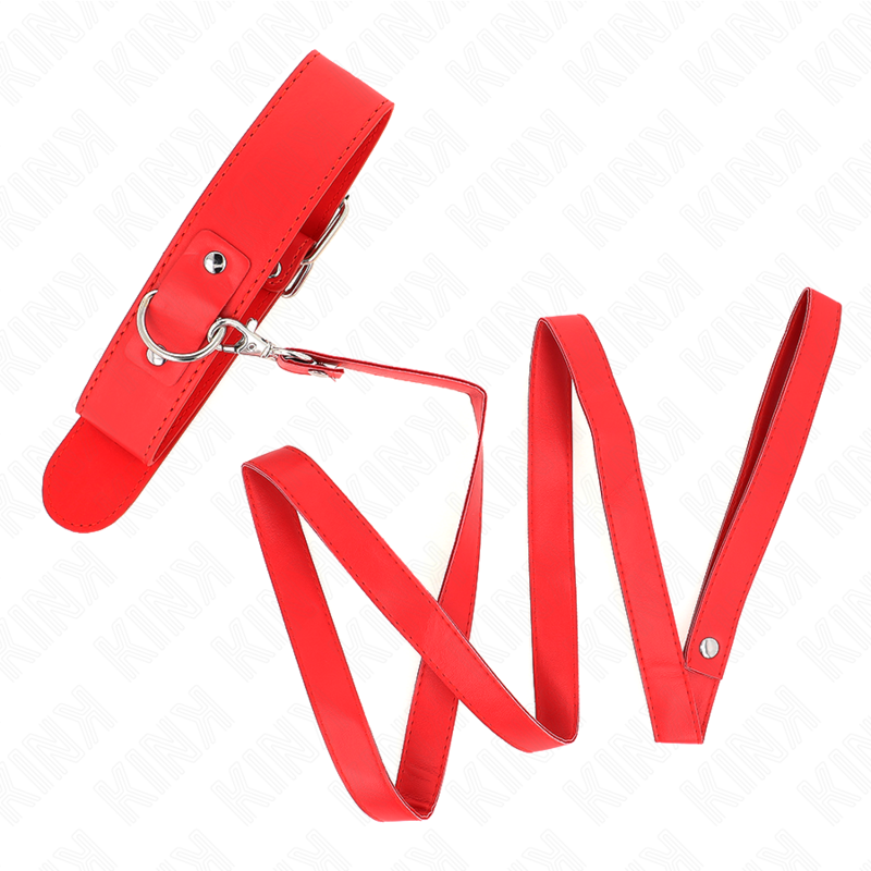 KINK – NECKLACE WITH BELT 116 CM ROJO STRAP ADJUSTABLE 32-50 CM X 8 CM