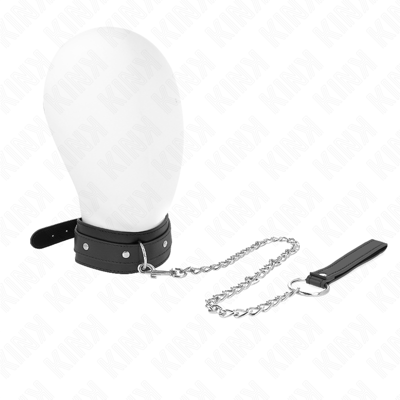 KINK – NECKLACE WITH LEASH 65 CM 1 RING ADJUSTABLE 38-49 CM X 5 CM