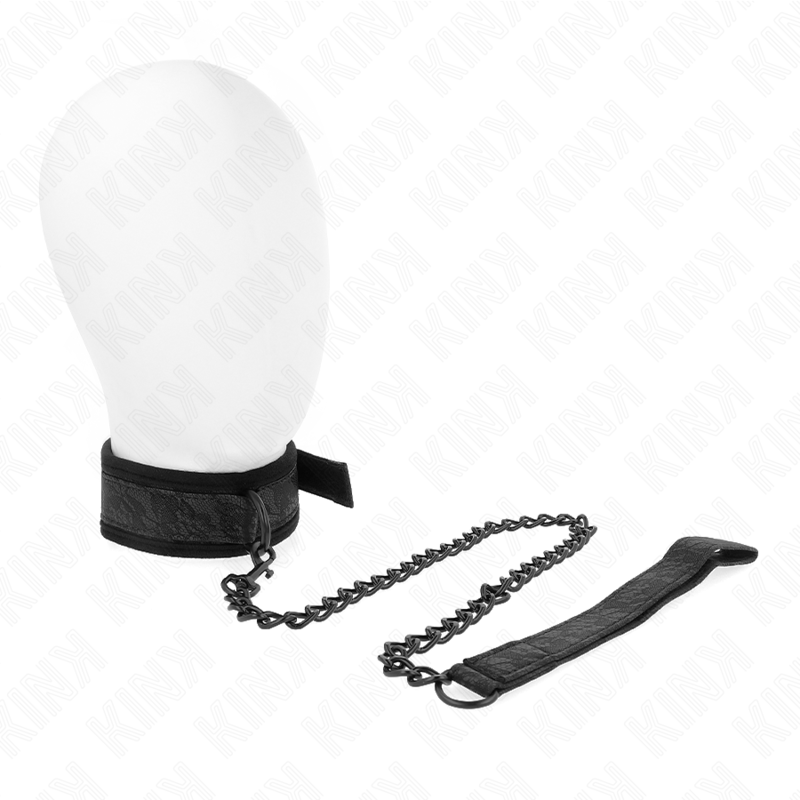 KINK – BASIC MODEL COLLAR WITH LEASH 77 CM MODEL 5 AJUSTABLE 34-54 CM X 5 CM