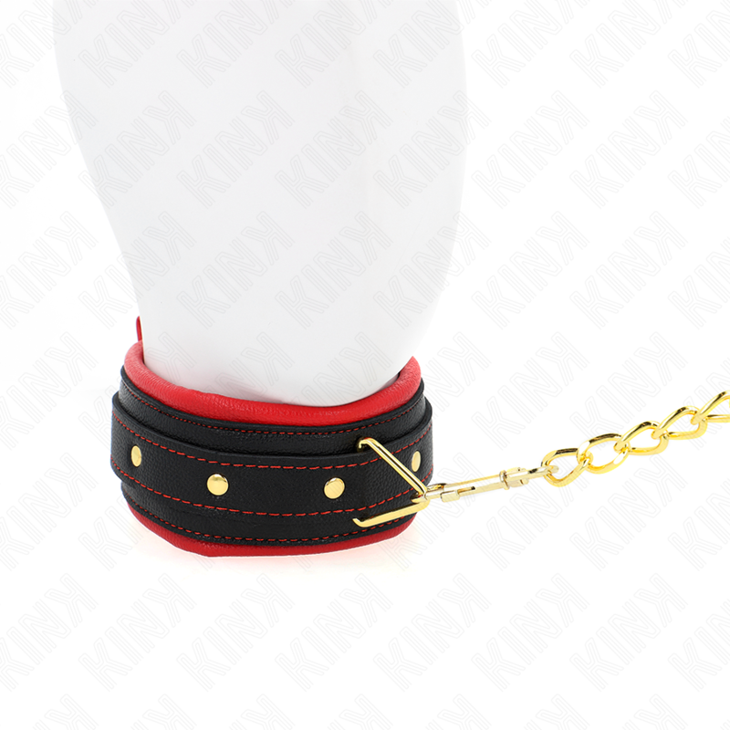 KINK - COLLAR WITH PLAIN FABRIC LEASH ADJUSTABLE 33-48 CM X 5.7 CM - Image 5