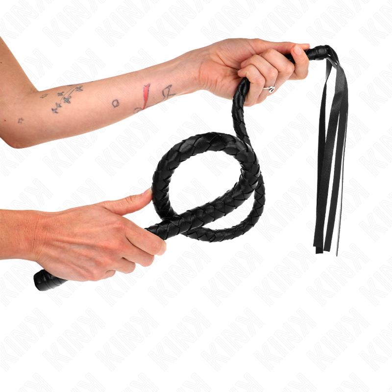 KINK – LONG WHIP WITH BEADS 110 CM