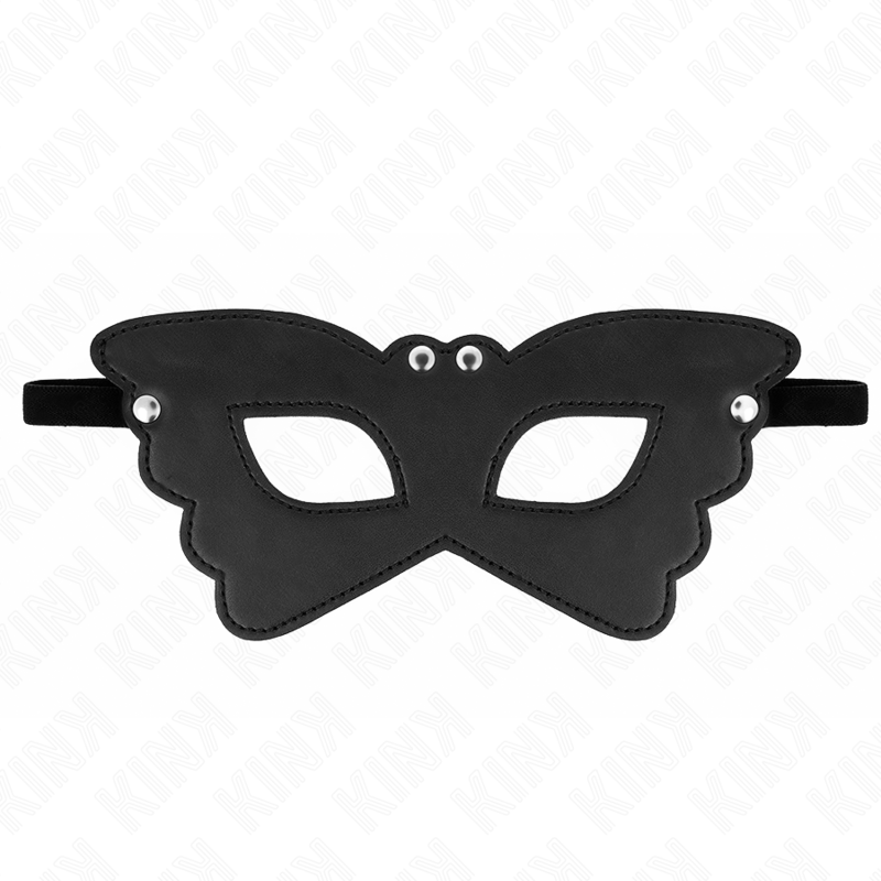 KINK – BUTTERFLY SHAPED LEATHERETTE MASK 20 x 9 CM
