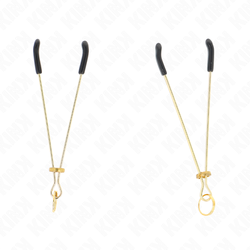 KINK – THIN NIPPLE CLAMPS GOLD 7 CM