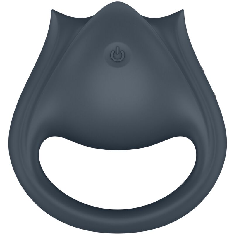 SATISFYER - PERFECT PAIR 2 MULTIVIBRATOR 2 IN 1 PENIS RING AND FINGER STIMULATOR GREY - Image 4